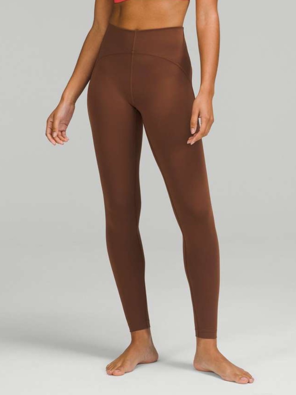 Lululemon InStill High-Rise Tight 28" Roasted Brown Sz 2❤️